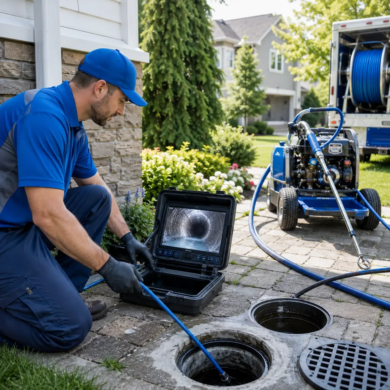 Outdoor drain cleaning professionals serving Lone Rock, WI